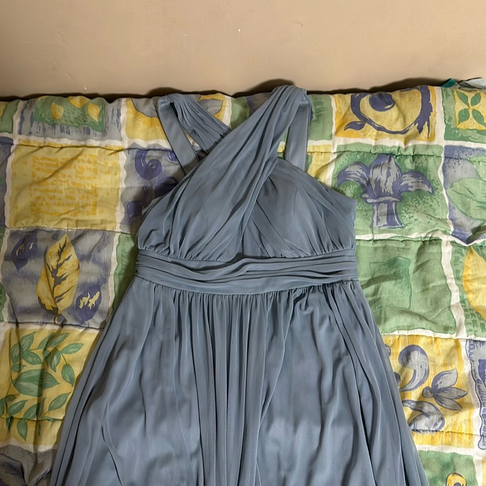 Long Eva usa blue prom dress size xl